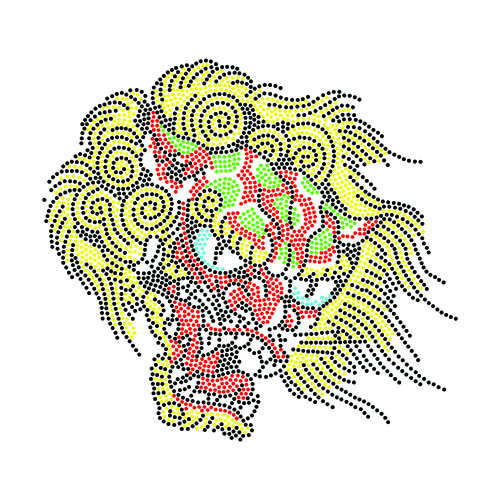 Tiger Hotfix Motif Design