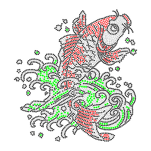 Fish Hotfix Motif Design