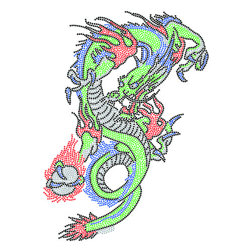 Dragon Hotfix Motif Design