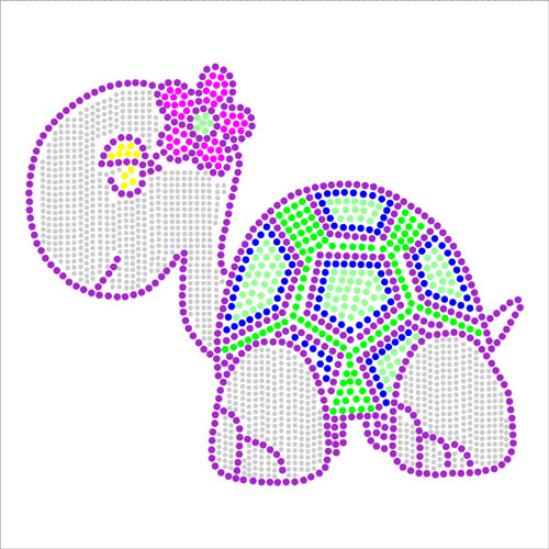 Tortoise Hotfix Motif Design