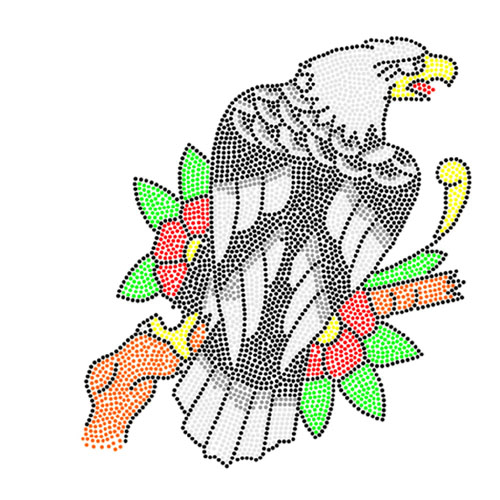 Eagle Hotfix Motif Design